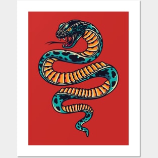 Poisonous Snake Posters and Art